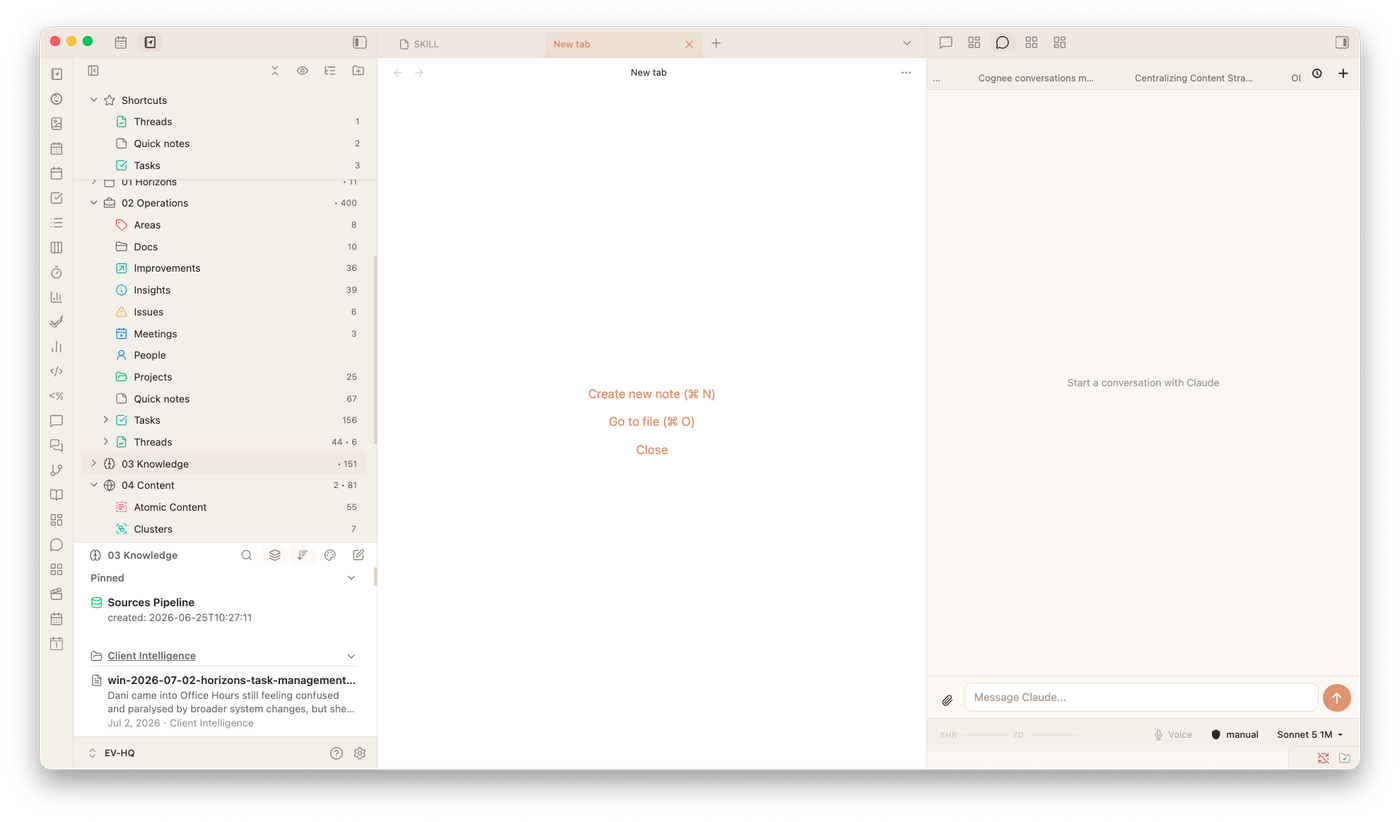 The Hyo Plugin in Obsidian - chat with AI while browsing your notes