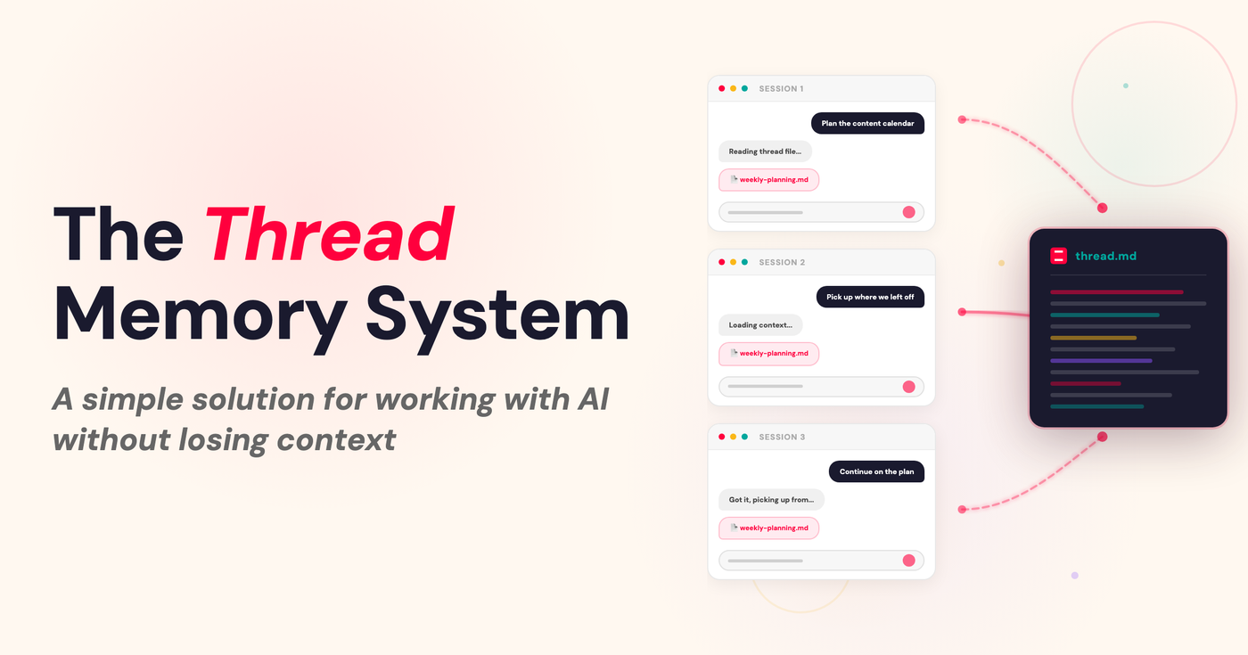 The Threads Memory System I Built For My AI Assistant