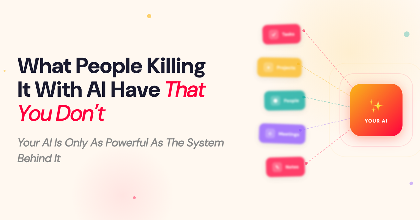 What People Who Are Killing It With AI Have That You Don't
